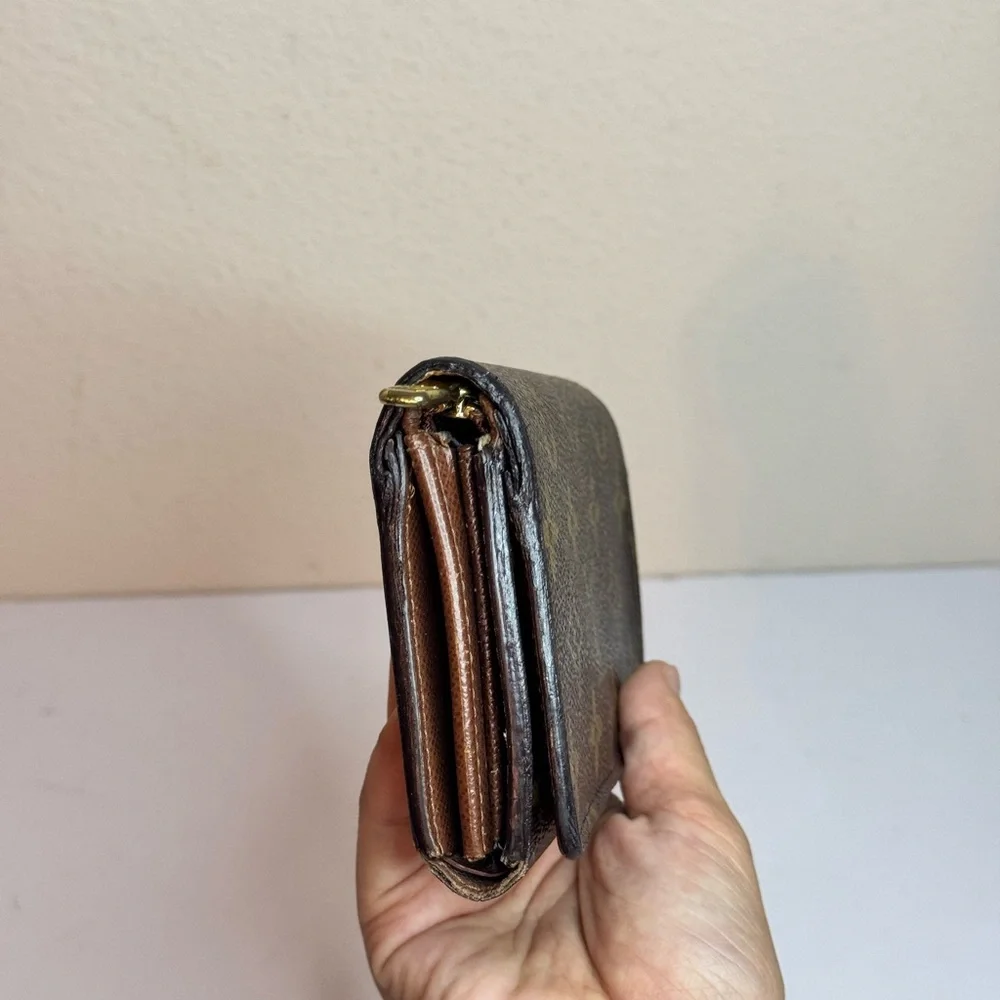 Louis Vuitton Monogram Porte Monnaie Tresor Wallet